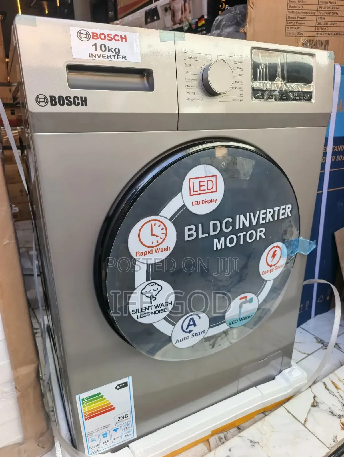 Original Bosch 10kg Automatic BLDC Inverter Motor Washing Machine Etc.