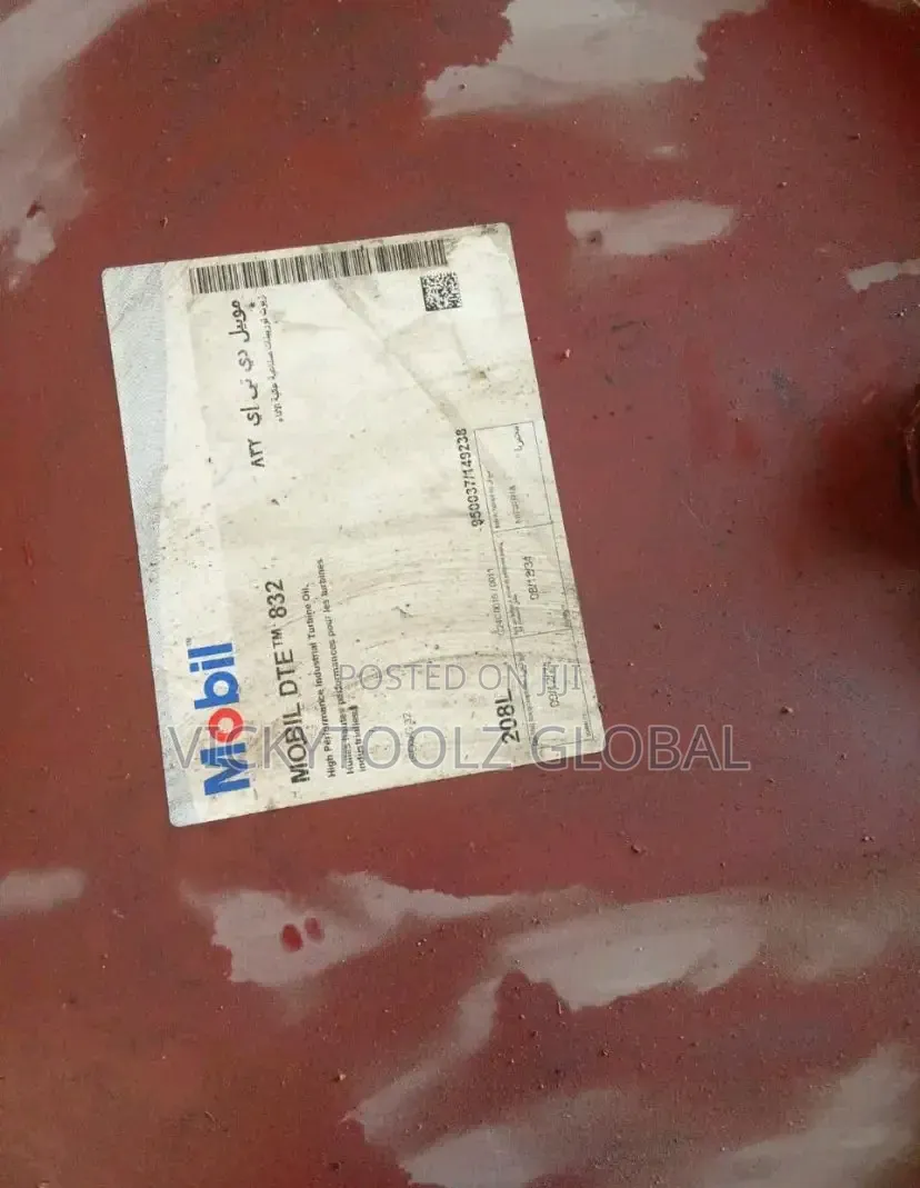 Mobil Dte 832 Industrial Turbine Oil Drum