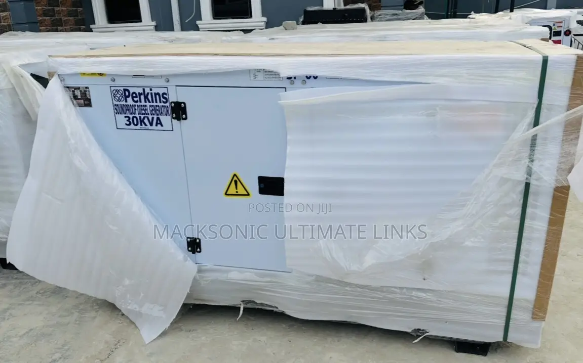 Durable Perkins Soundproof Generator Sp30kva With Warranty