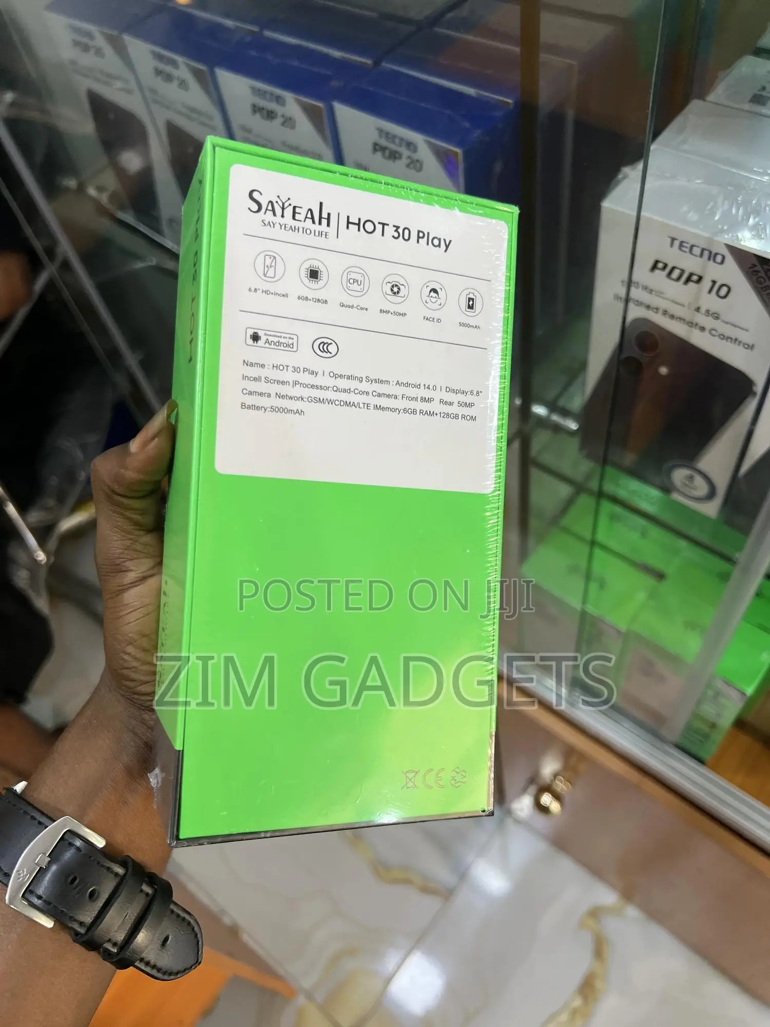 New Infinix Hot 30 Play 128 GB Blue