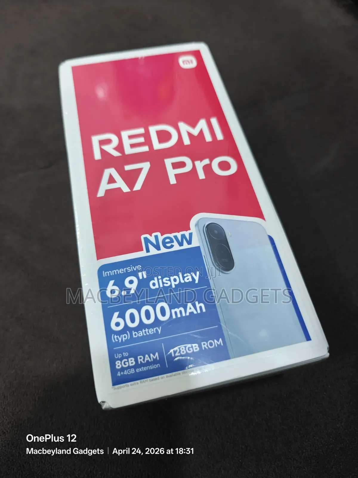 New Xiaomi Redmi A7 Pro 128 GB Black