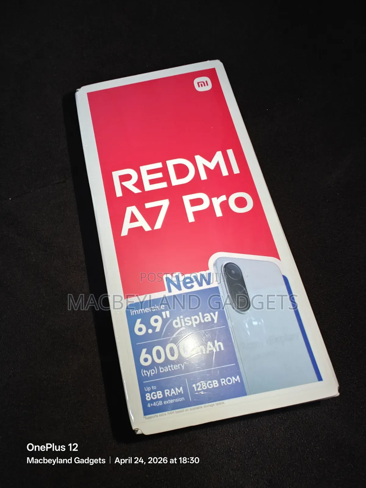 New Xiaomi Redmi A7 Pro 128 GB Black