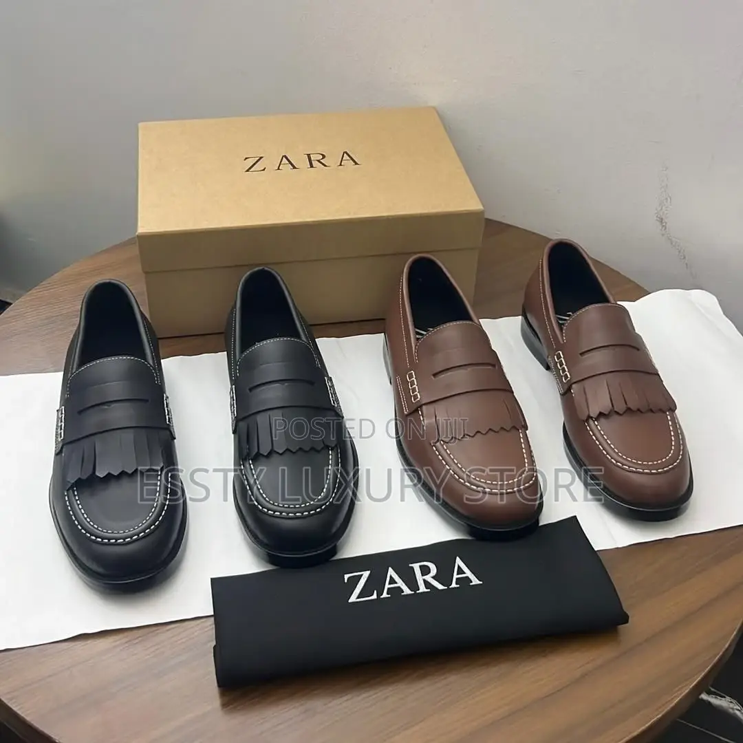 High Quality Luxury Zara Tassel Loafers