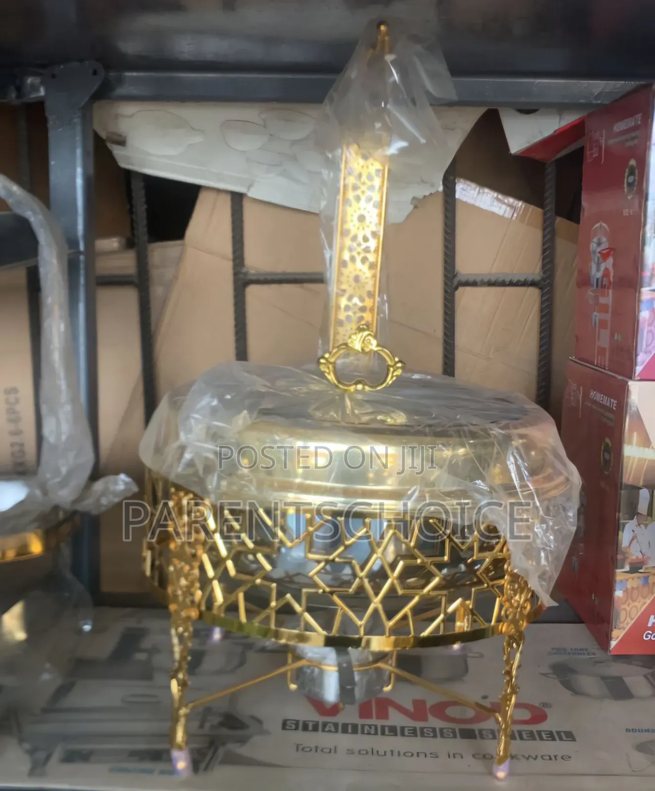 Golden Plated Stainless Steel Chafing Dish - 8litre