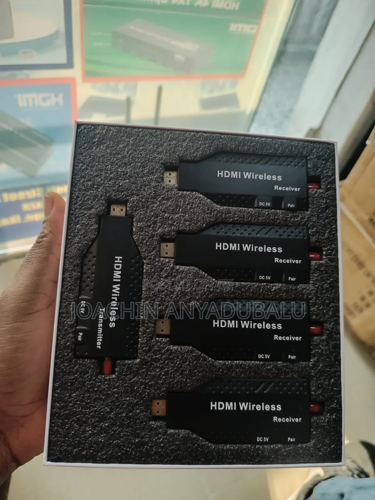Wireless Hdmi Extender 50 Meters 1 Transmitter 4 Receiver