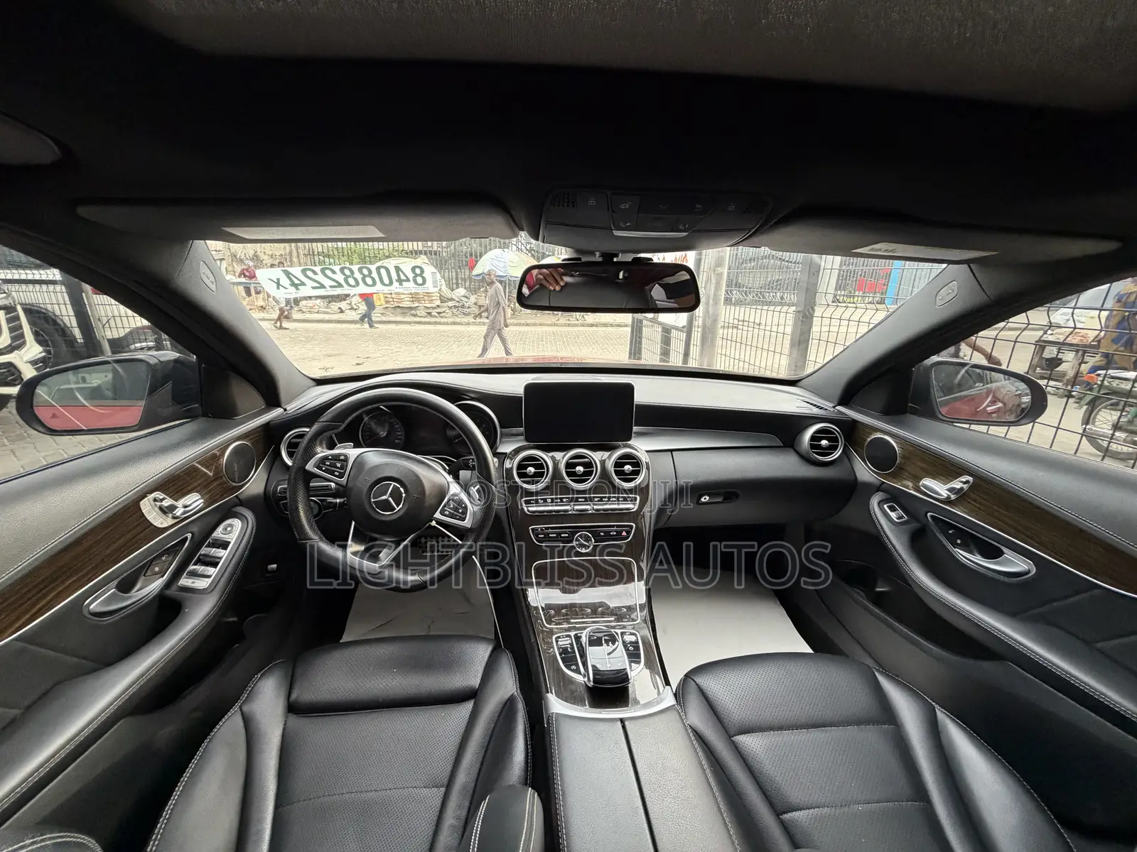 Mercedes-Benz C300 2015 Red