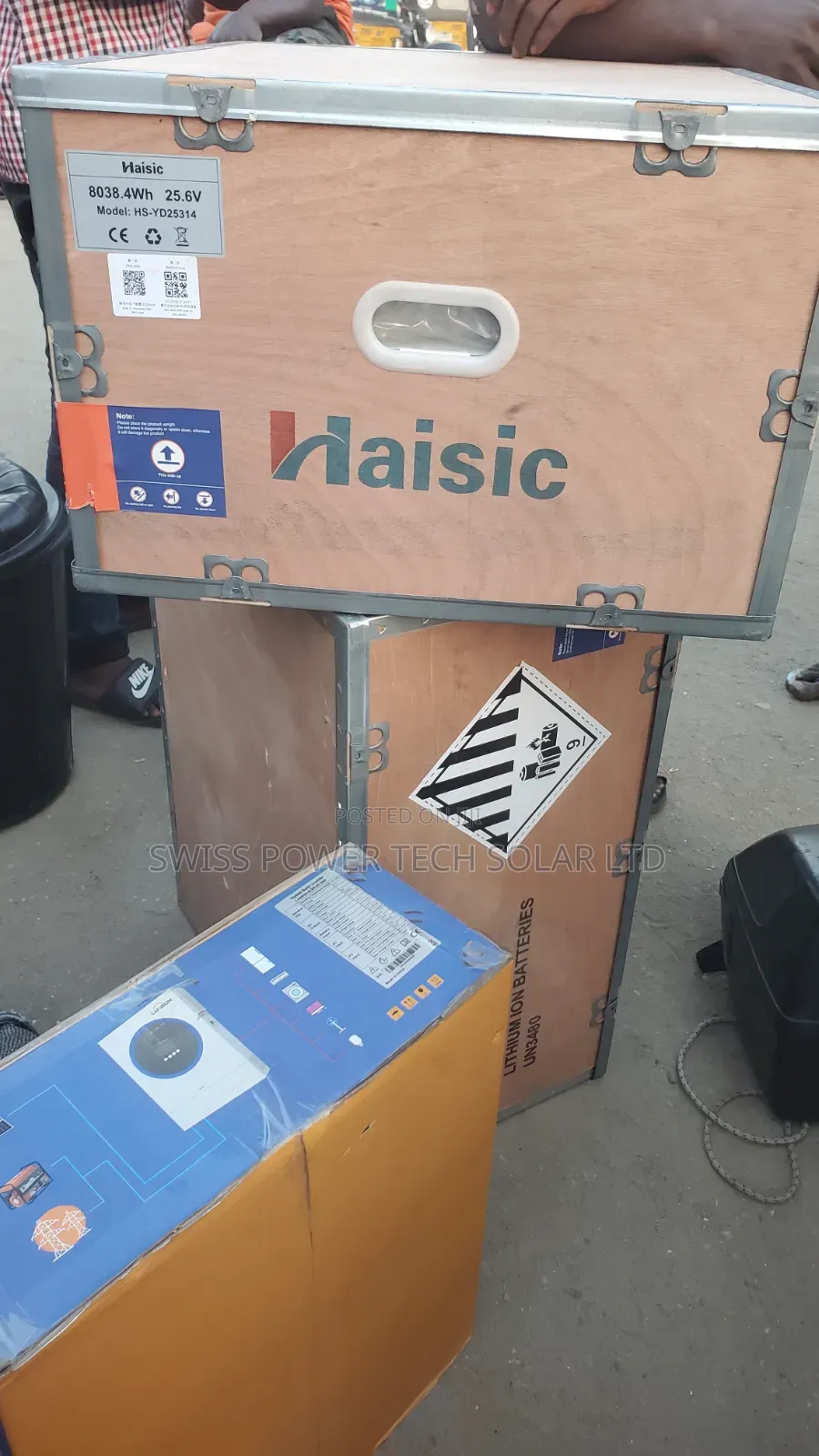 8kwh 24vols Haisic Lithium Battery (White)