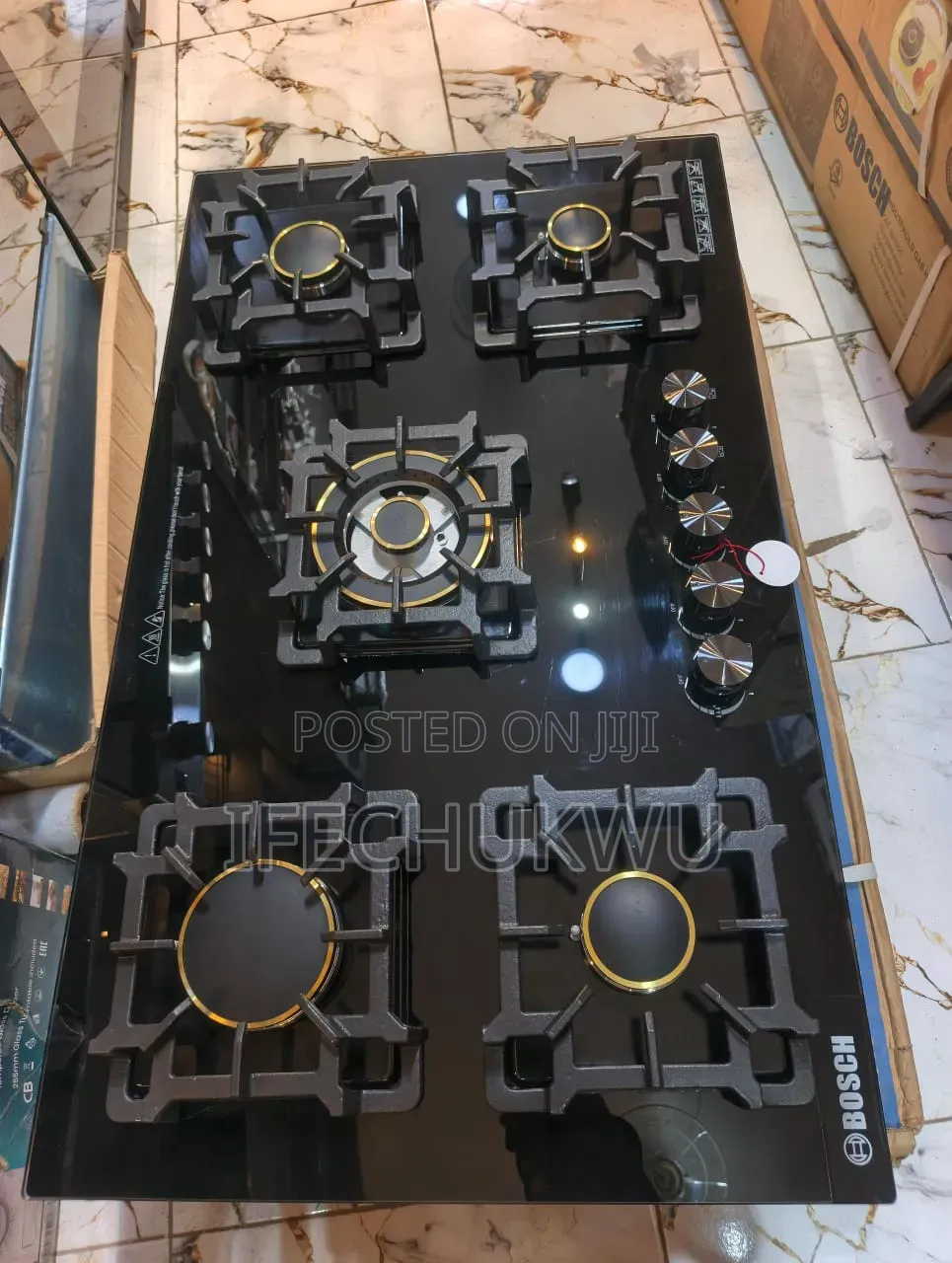 Original Bosch Built-in Quality Premium Luxury 5 Burners Gas Cooker