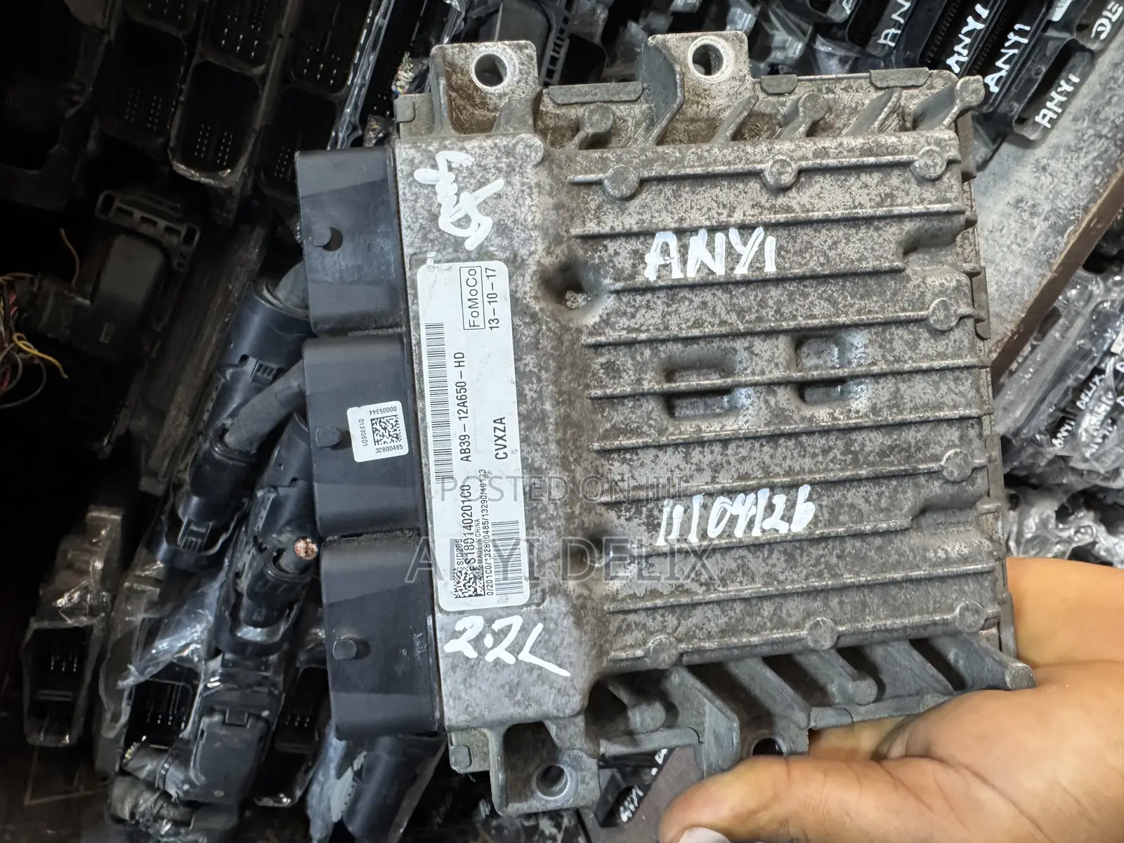Ford Ranger 2013 Ecu Brain Box Diesel 2.2l 4cylinder Ab3a-12a650-Hd