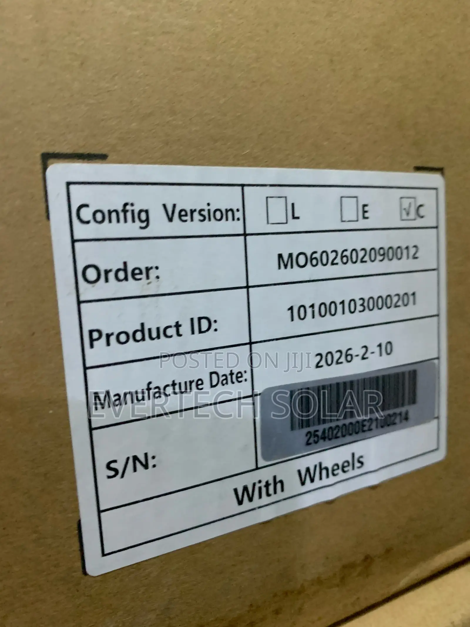 Deye 16kwhs 314a 48v Lithium Ion Phosphate Battery