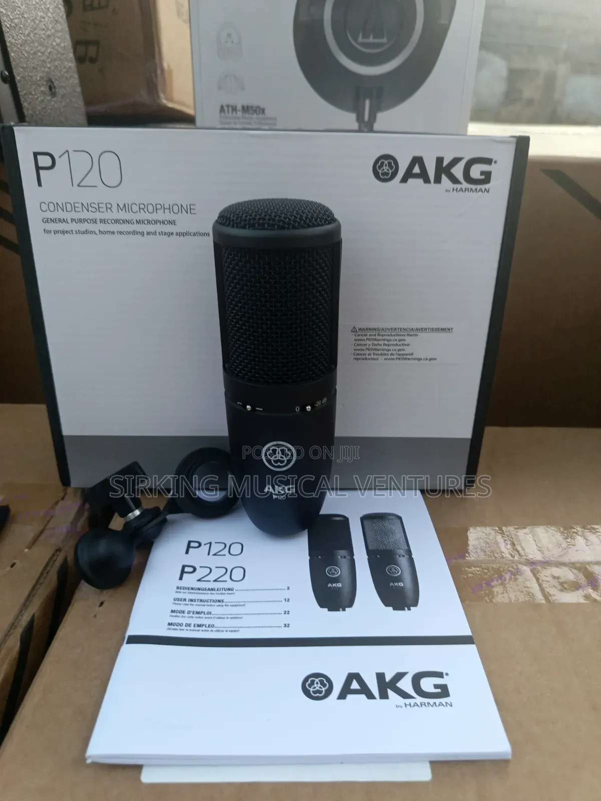 Akg Studio Condenser Microphone P-120