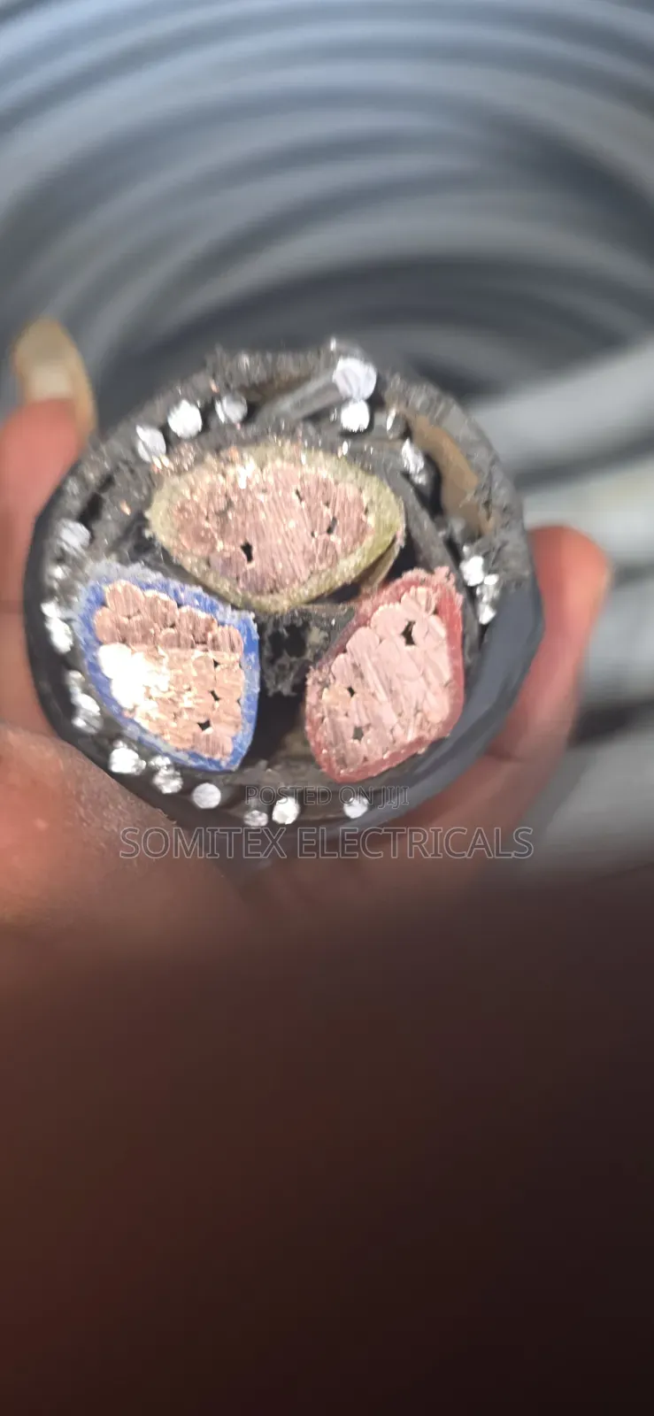 150mmx3core Amoured Harvel England Cable