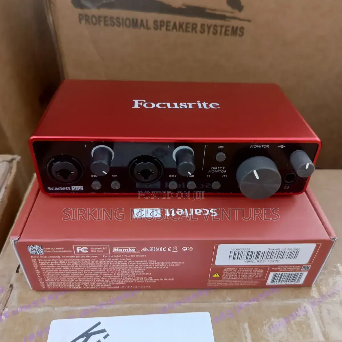 Focusrite 2i2 Soundcard