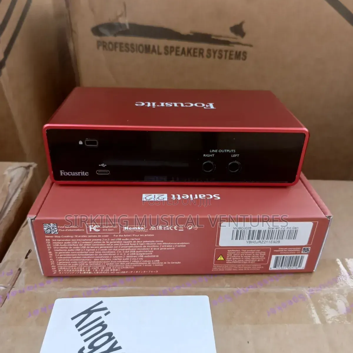 Focusrite 2i2 Soundcard