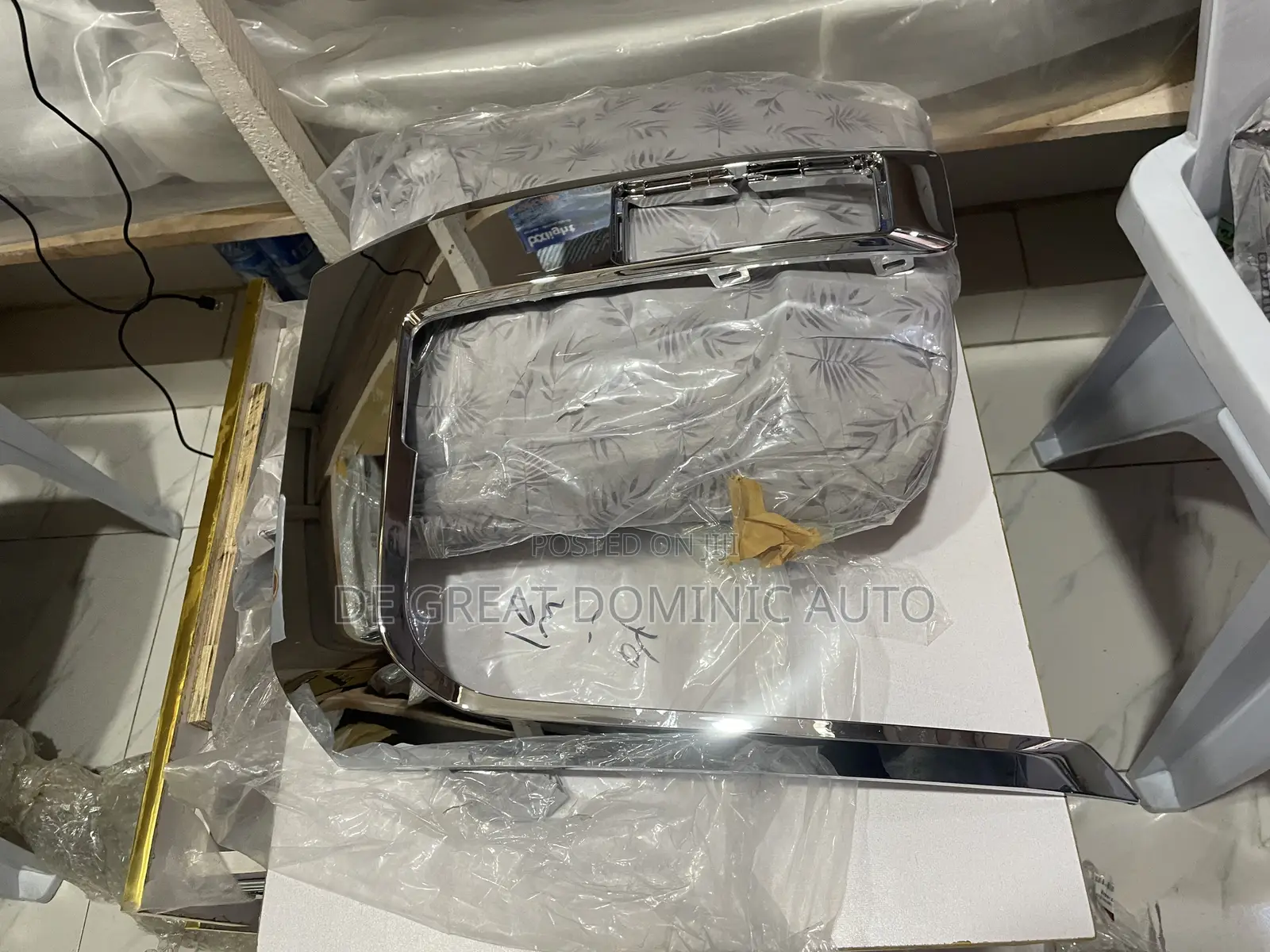 Set of Front Bumper Chrome for Mitsubishi L200 2025