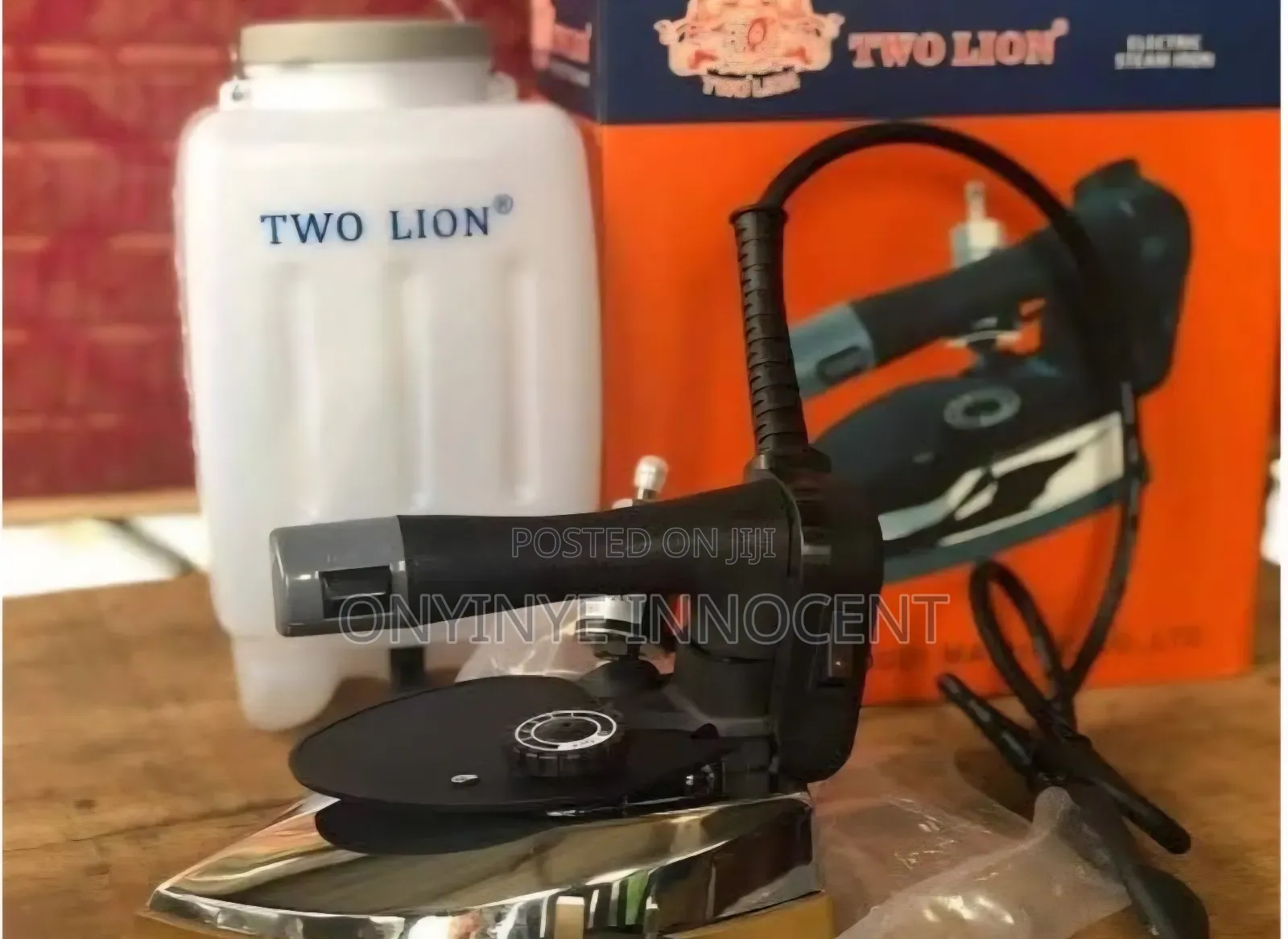 Two Lion Industrial Electric Steam Iron With Water Tank