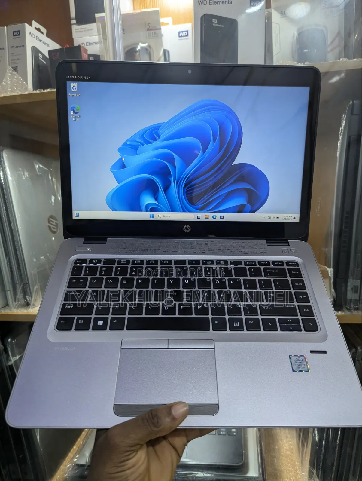Laptop HP EliteBook 840 G4 8GB Intel Core i7 SSD 256GB