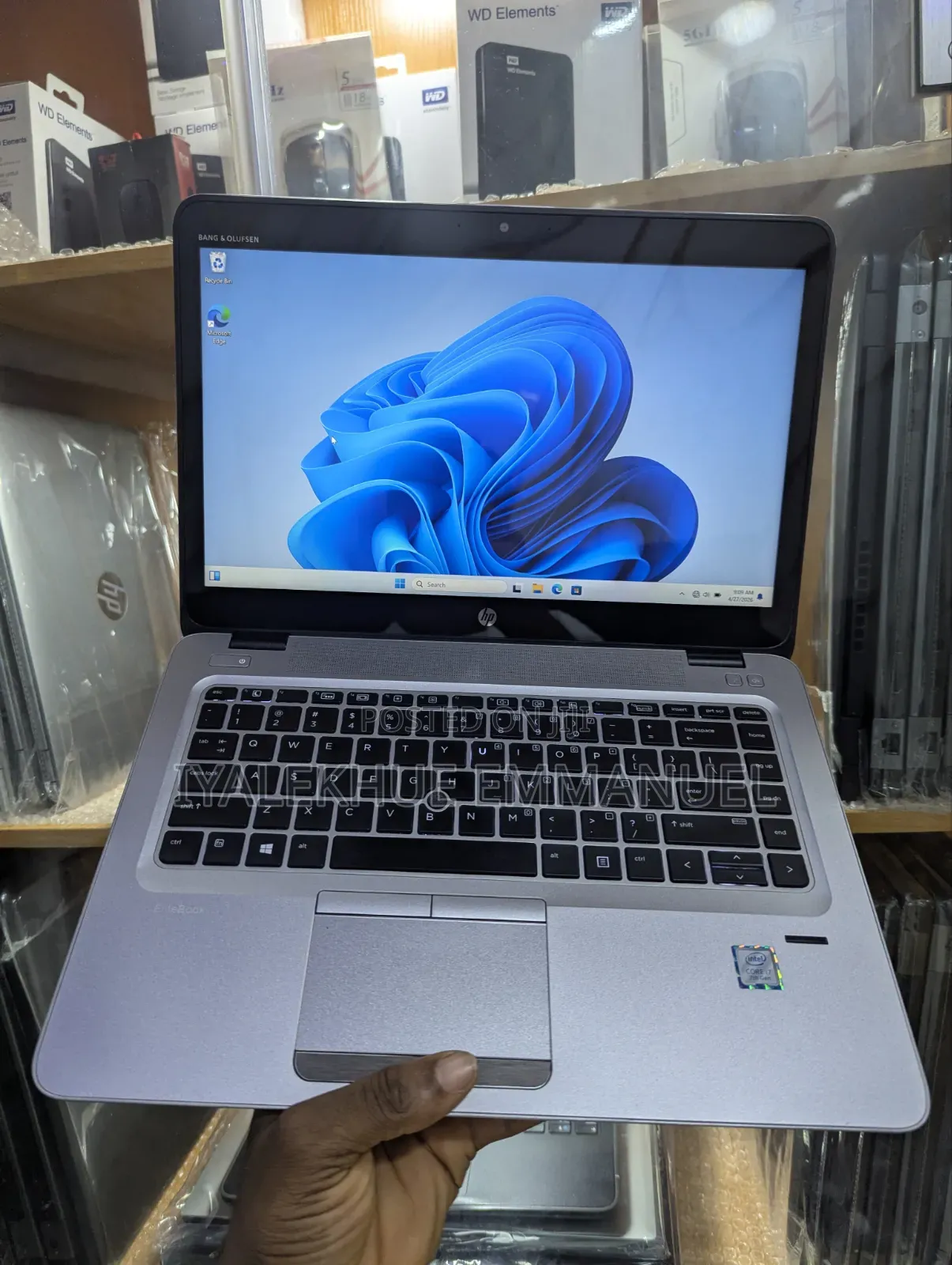 Laptop HP EliteBook 840 G4 8GB Intel Core i7 SSD 256GB