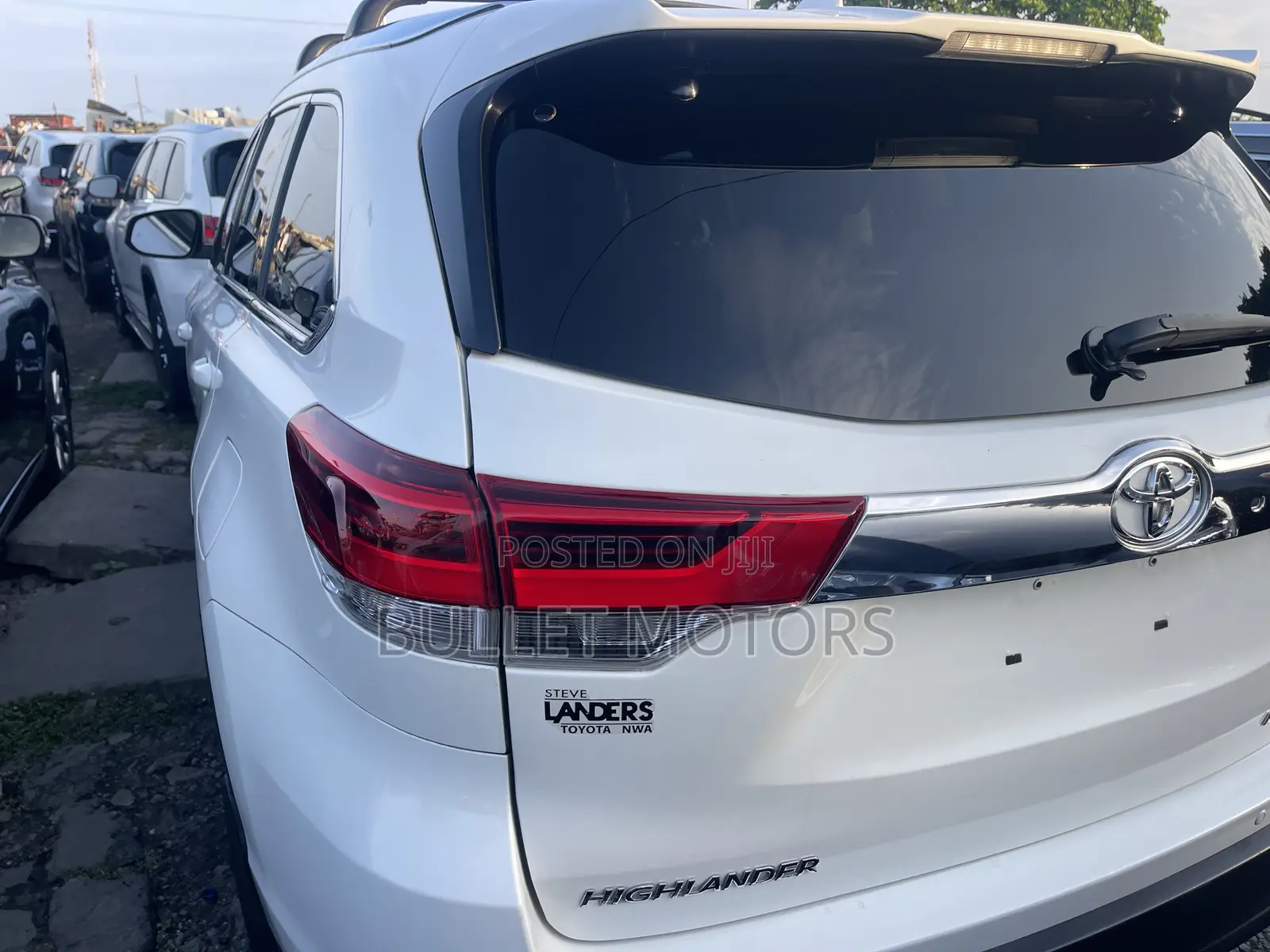 Toyota Highlander Limited V6 4x4 (3.5L 6cyl 6A) 2016 White
