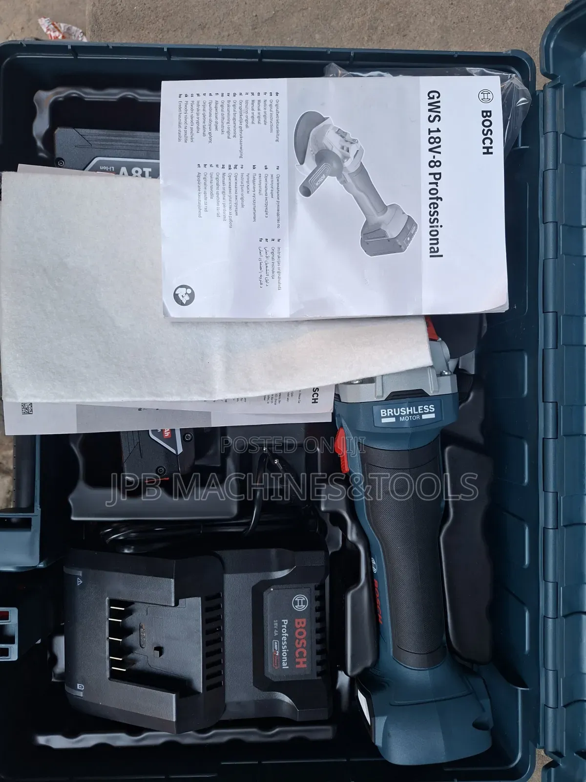 GWS 18v-8 Bosch Cordless Angle Grinder Original
