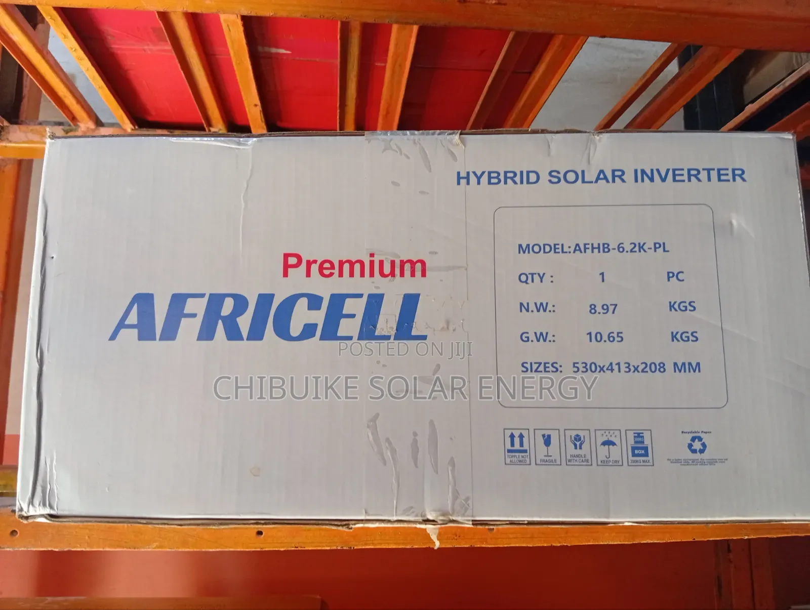 Hybrid Solar Inverter Africell 6.2kva