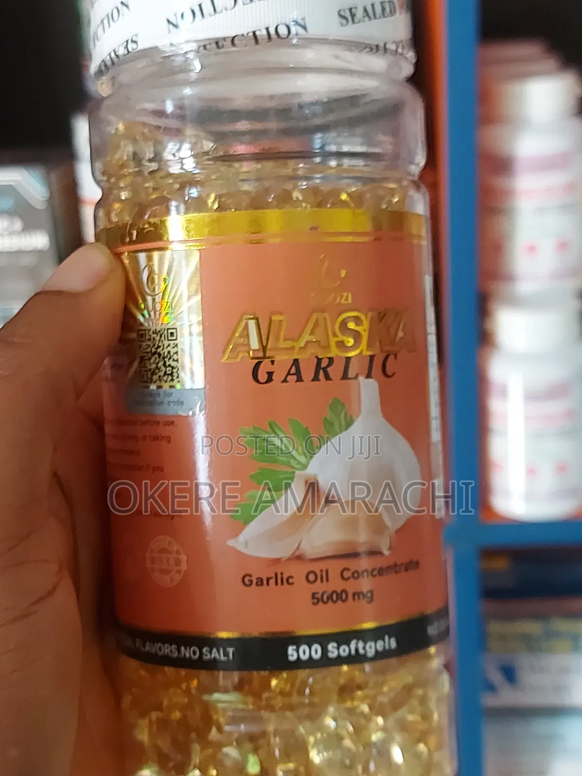 Garlic Oil Capsules 500 by 500mg