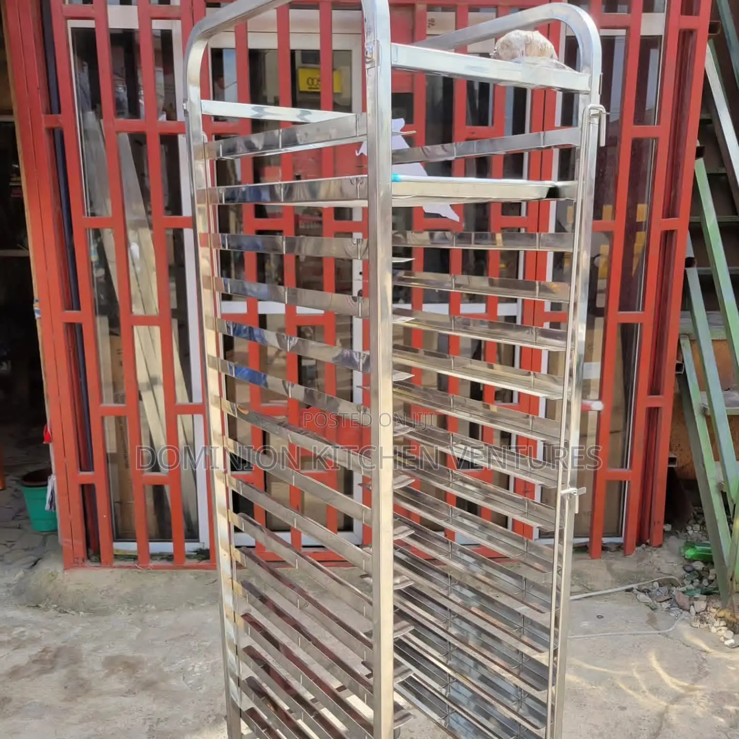 Stainless Steel Bread Trolley,