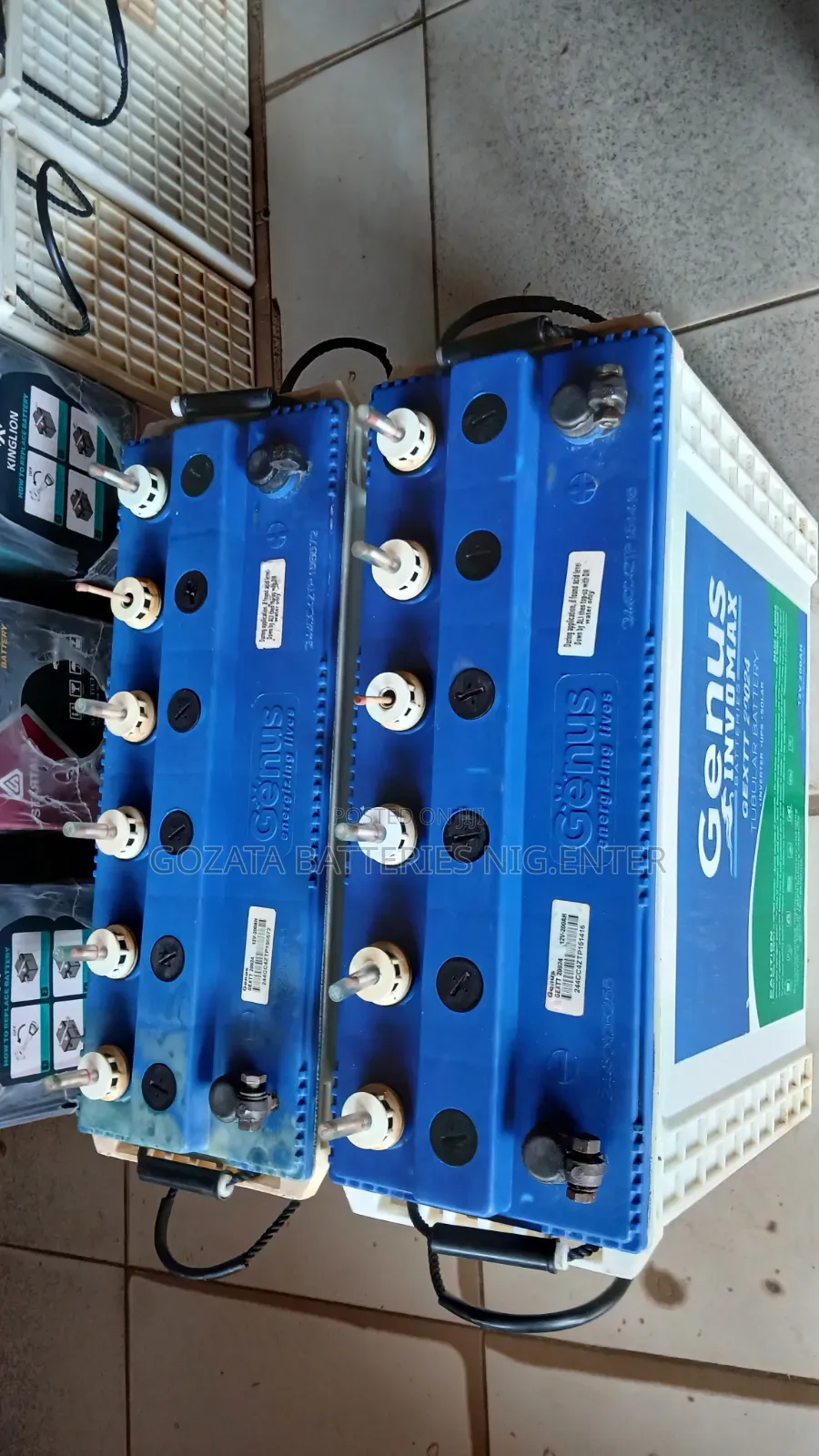 Fairly Used Genus 200ah Tubular Solar Battery