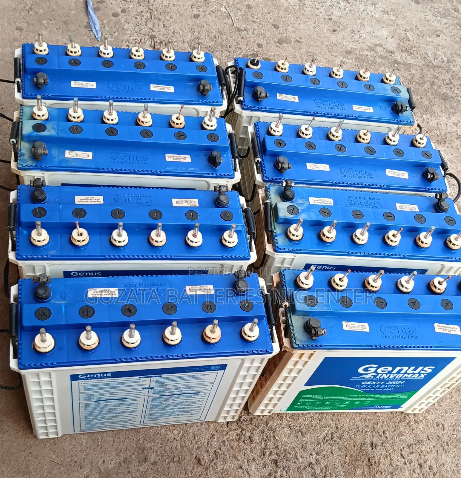 Fairly Used Genus 200ah Tubular Solar Battery