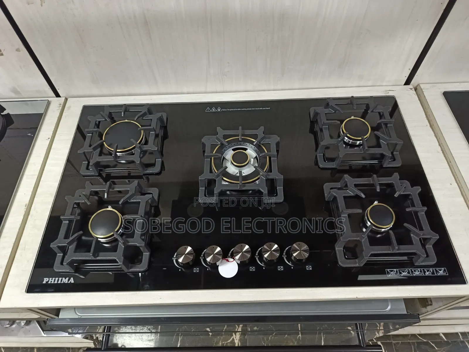 Original Phiima German Technology Built-in Gas Cooker 5 Burners