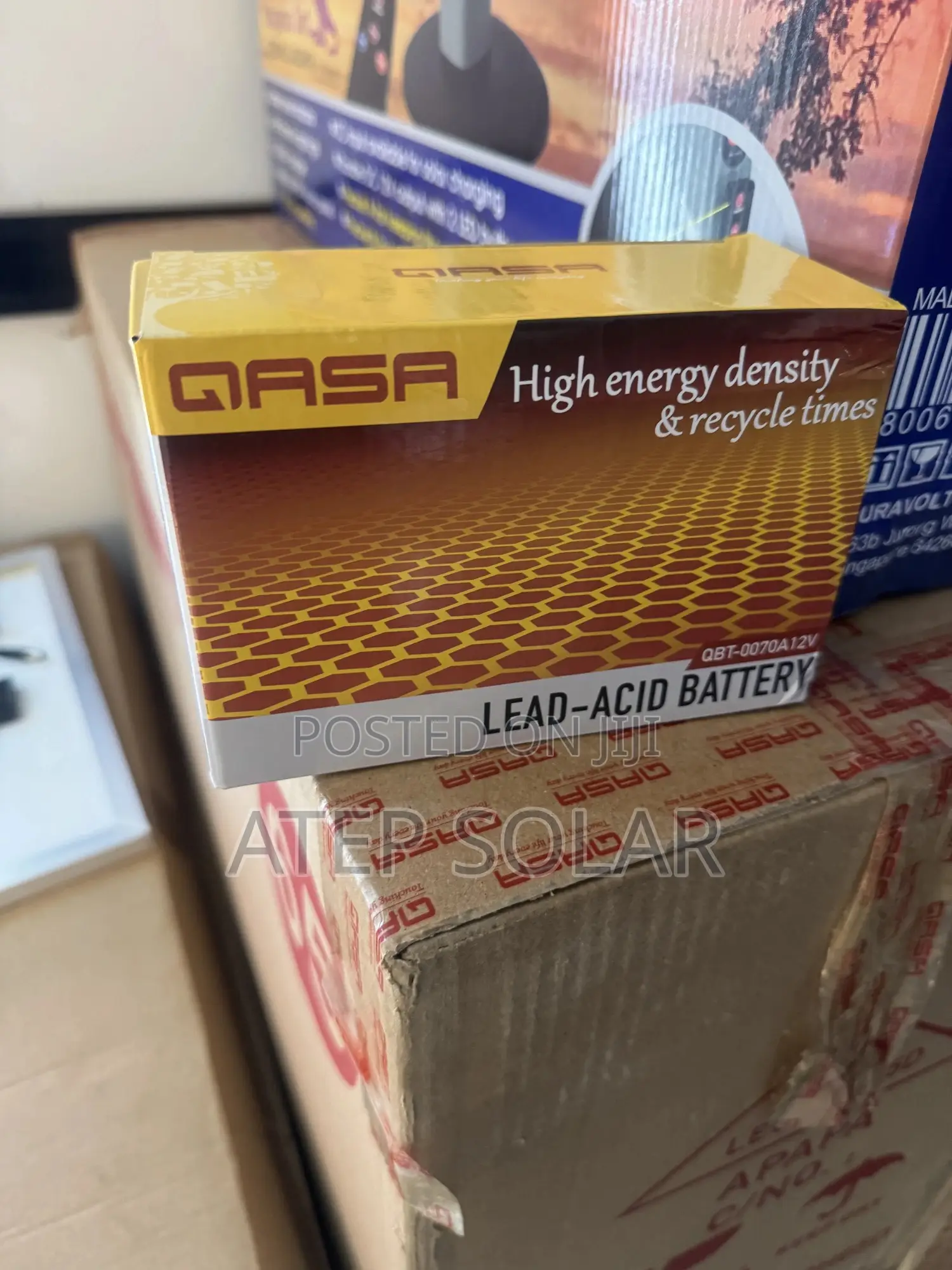 Qasa 7ah 12v Battery for Rechargeable Fan
