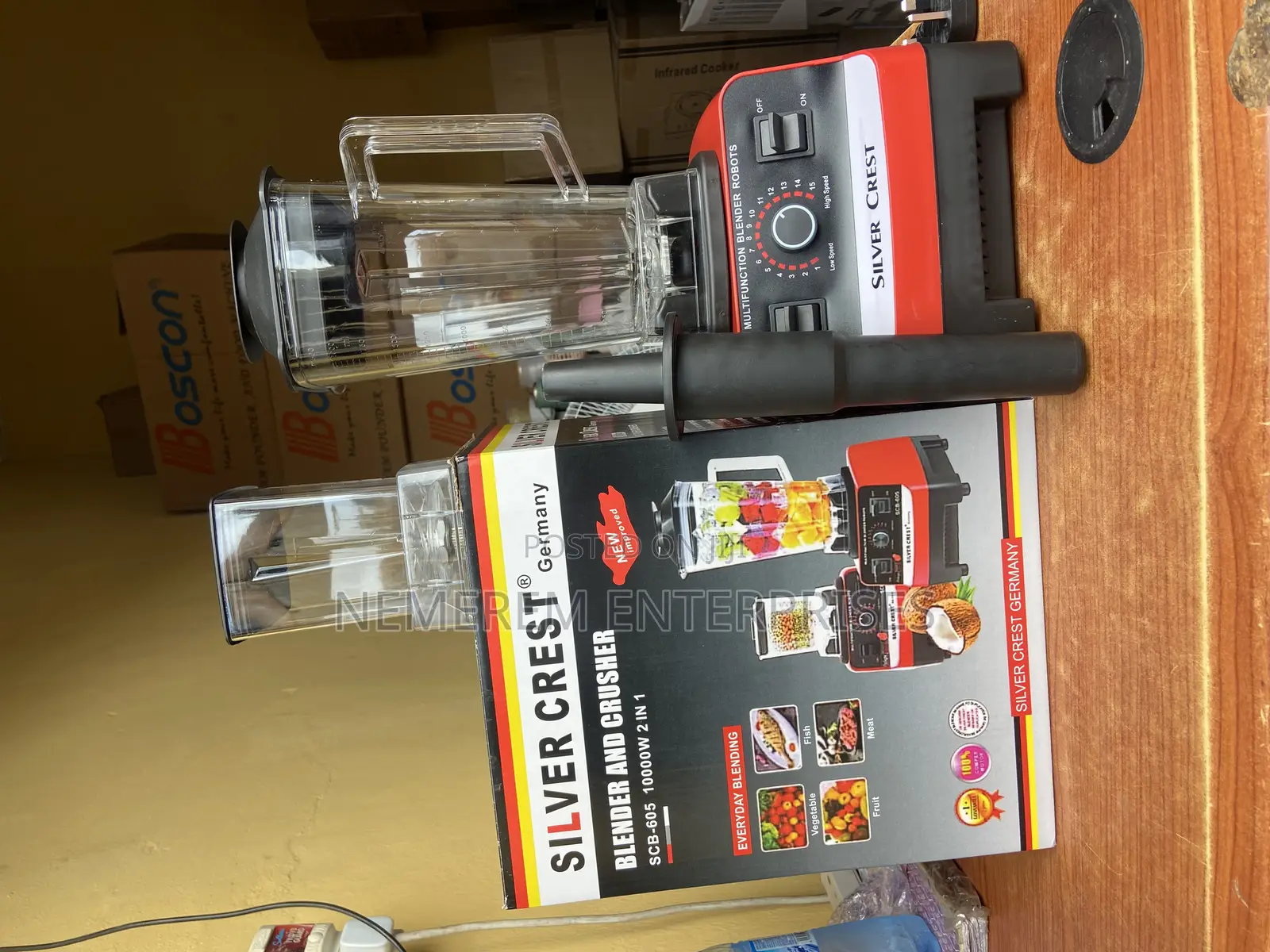 Silver Crest Germany 10000w Heavy Duty Blender Crusher