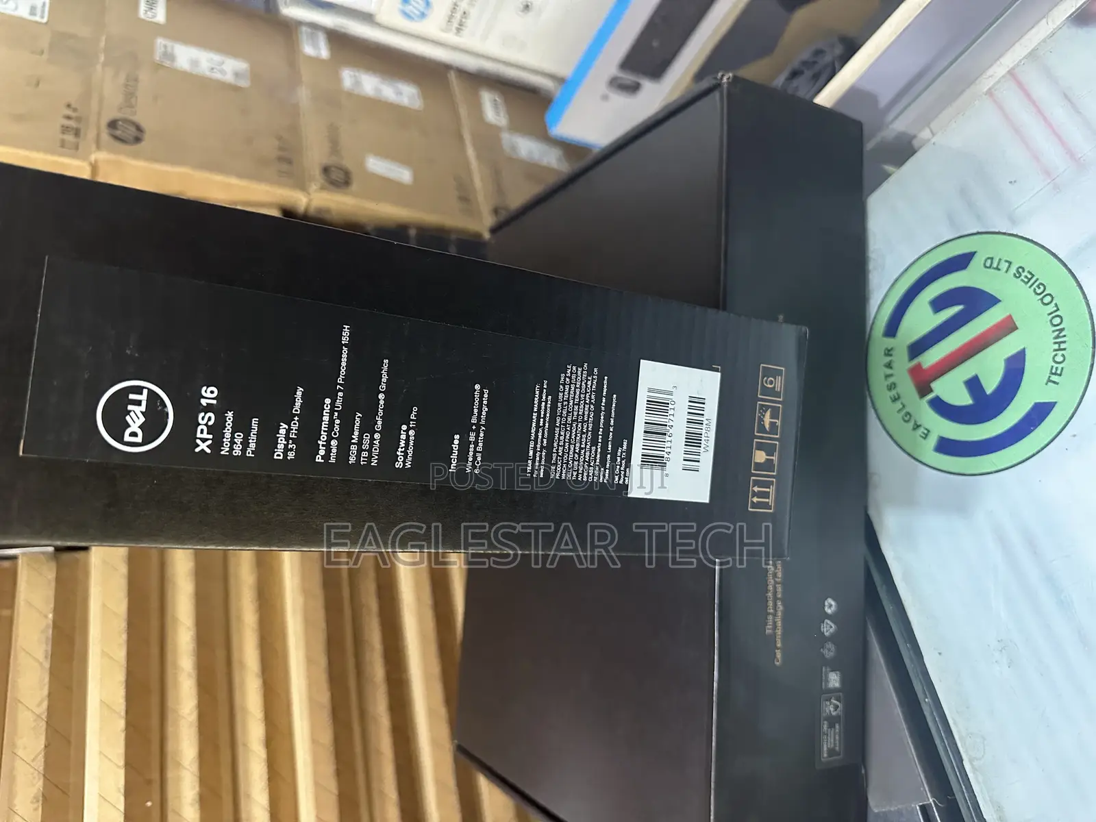 New Laptop Dell XPS 16 9640 16GB Intel Core Ultra 7 SSD 1T