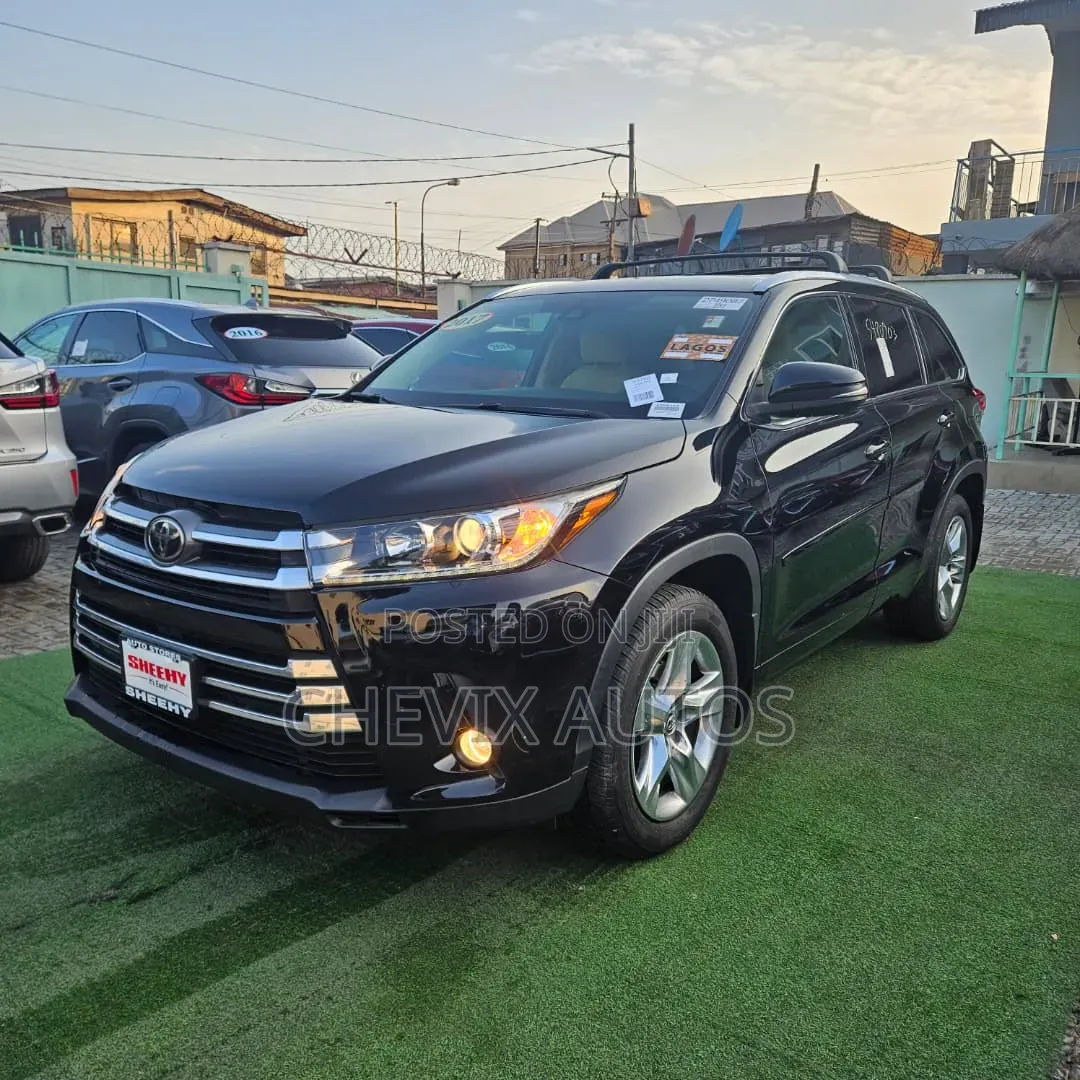 Toyota Highlander Limited 4x4 V6 (3.5L 6cyl 8A) 2017 Black