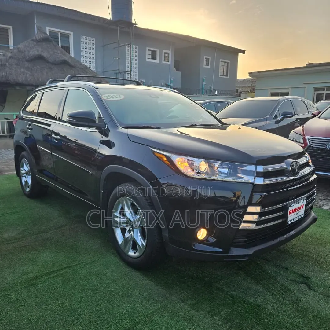 Toyota Highlander Limited 4x4 V6 (3.5L 6cyl 8A) 2017 Black