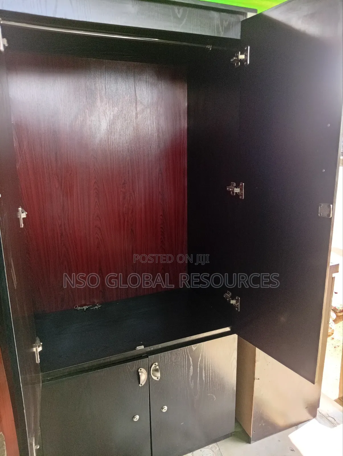 3by6 Black Wardrobe for Bedroom