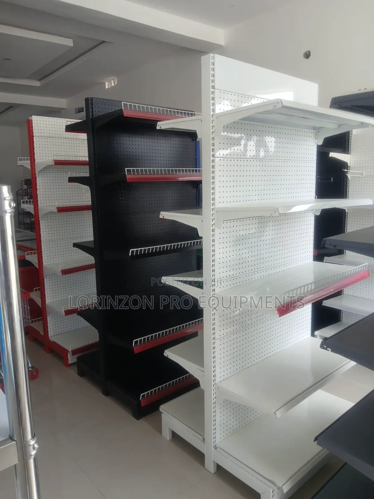 Double Super Market Shelves