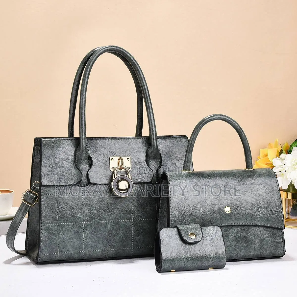3in1 Hoppy Classy Quality Leather Bag