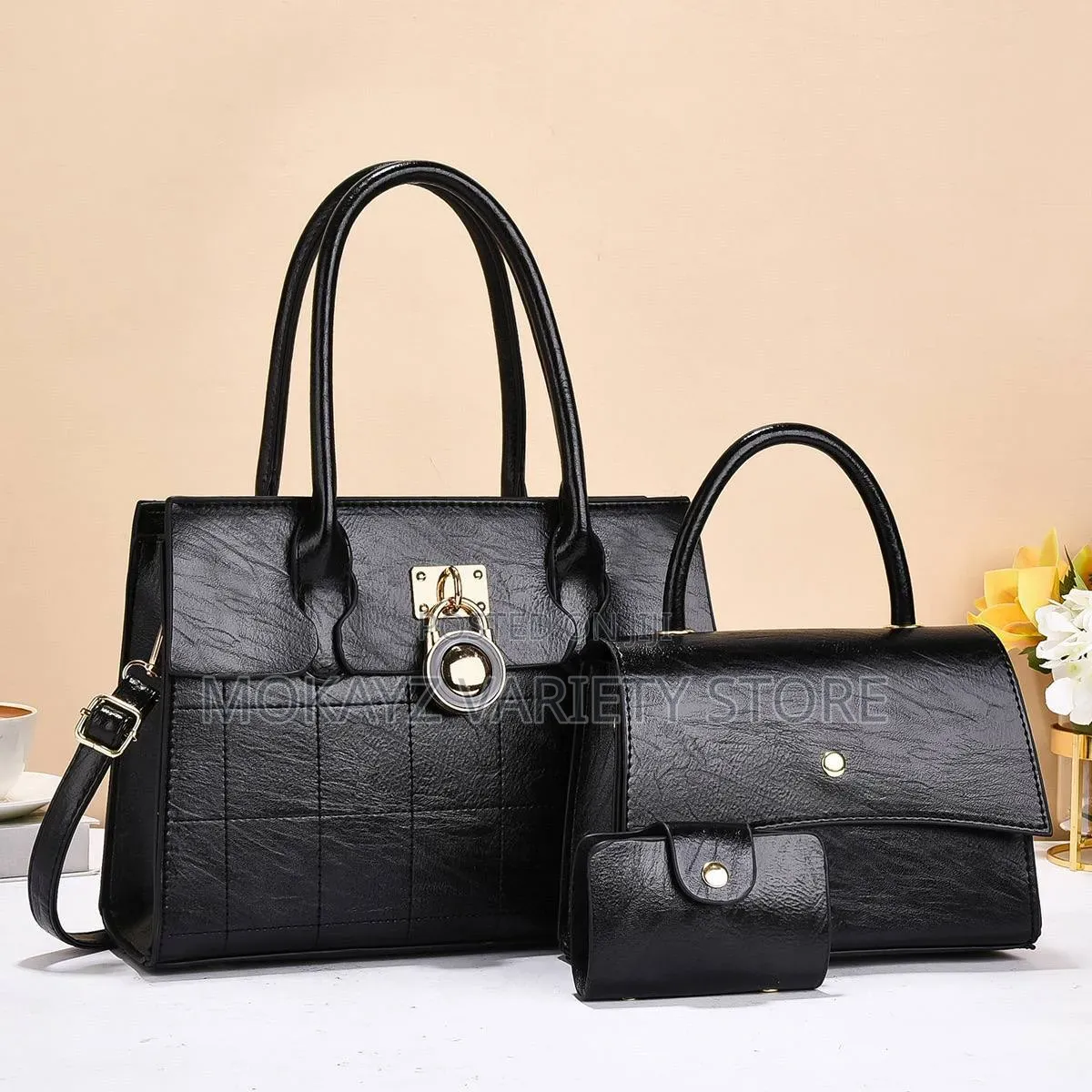 3in1 Hoppy Classy Quality Leather Bag