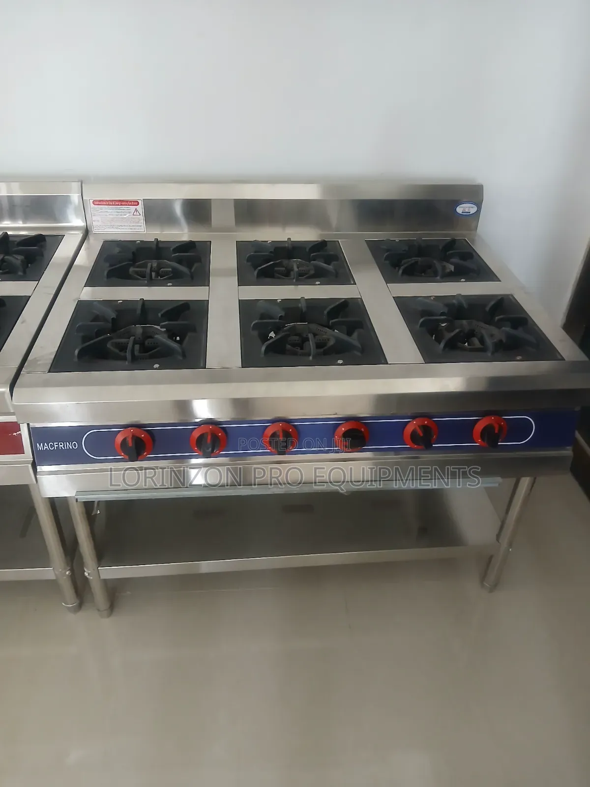 Six Burner Gas Cooker