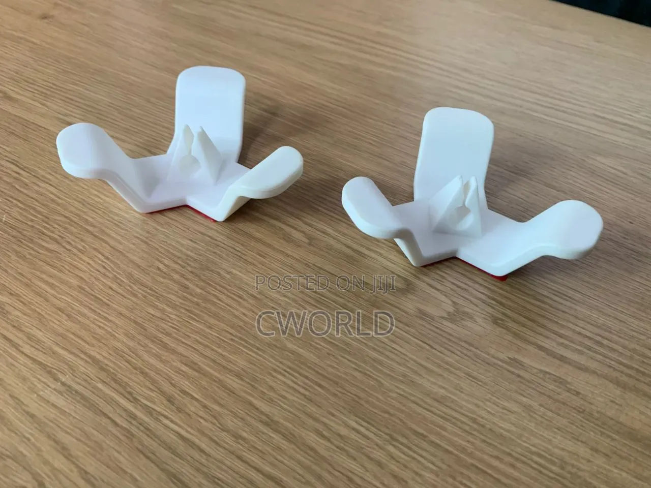 White 3-Blade Adhesive Cord Wrapper Organizer