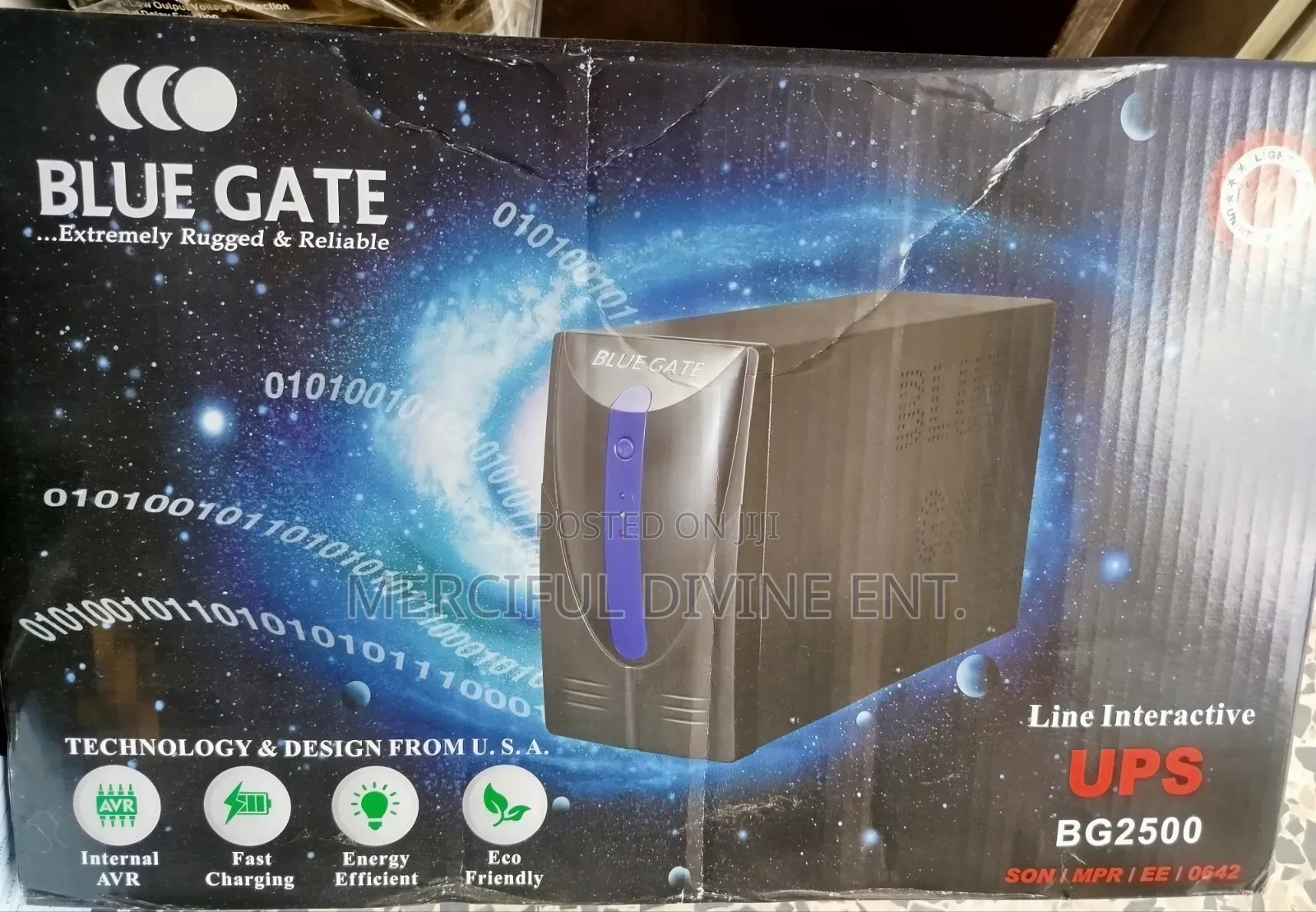 Bluegate 2.5kva Ups (Iron)