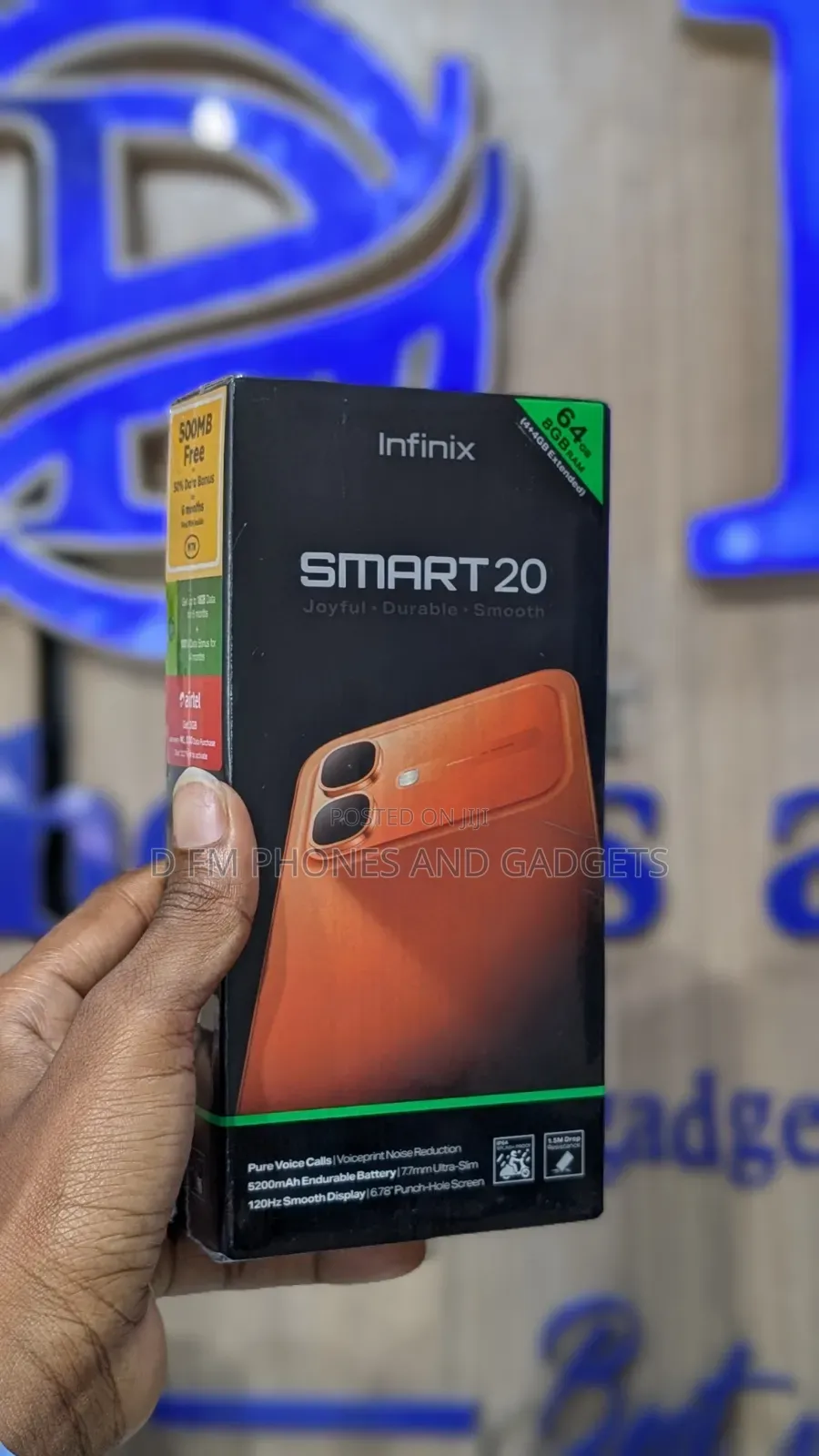 New Infinix Smart 20 64 GB Black