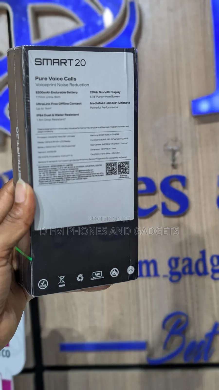 New Infinix Smart 20 64 GB Black