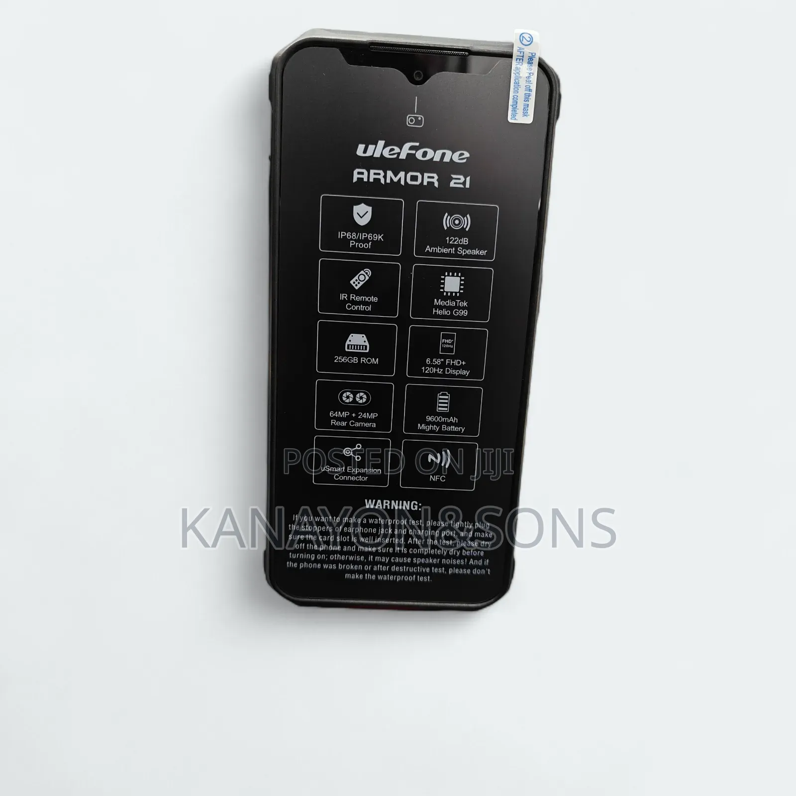 New Ulefone Armor 21 256 GB Black