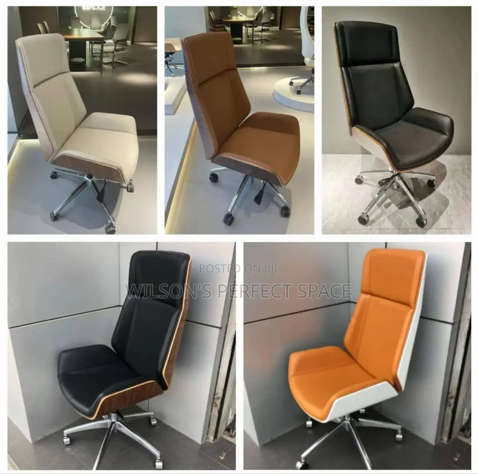High Back Executive Wooden Back Office Chair