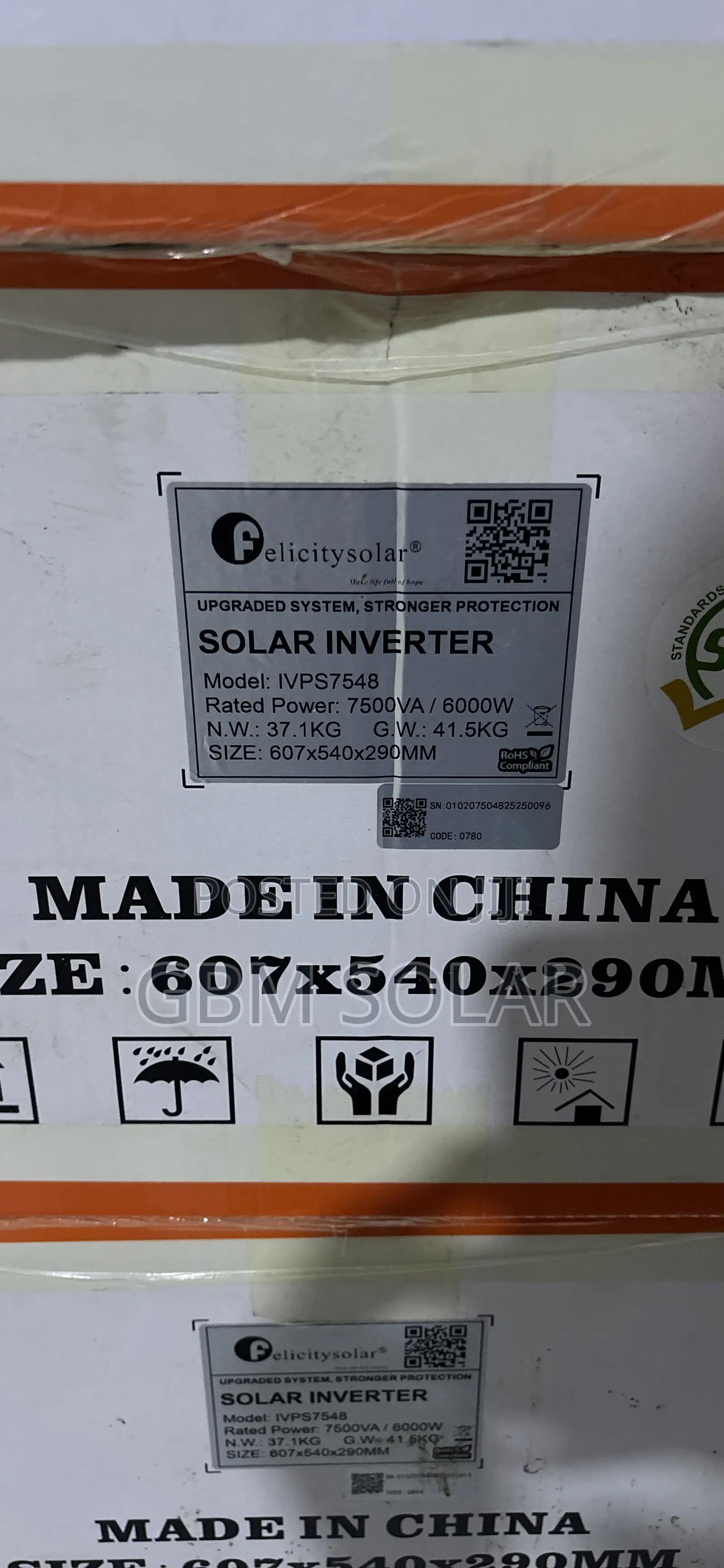 7.5 Ivps Solar Inverter 48v Felicity Solar