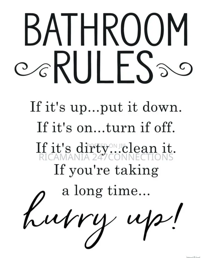 Frameworks for Bathrooms and Toilets