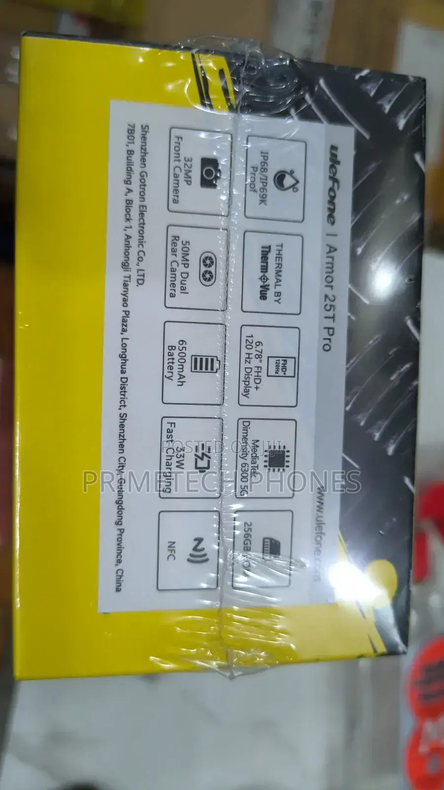 New Ulefone Armor 25T Pro 256 GB Black