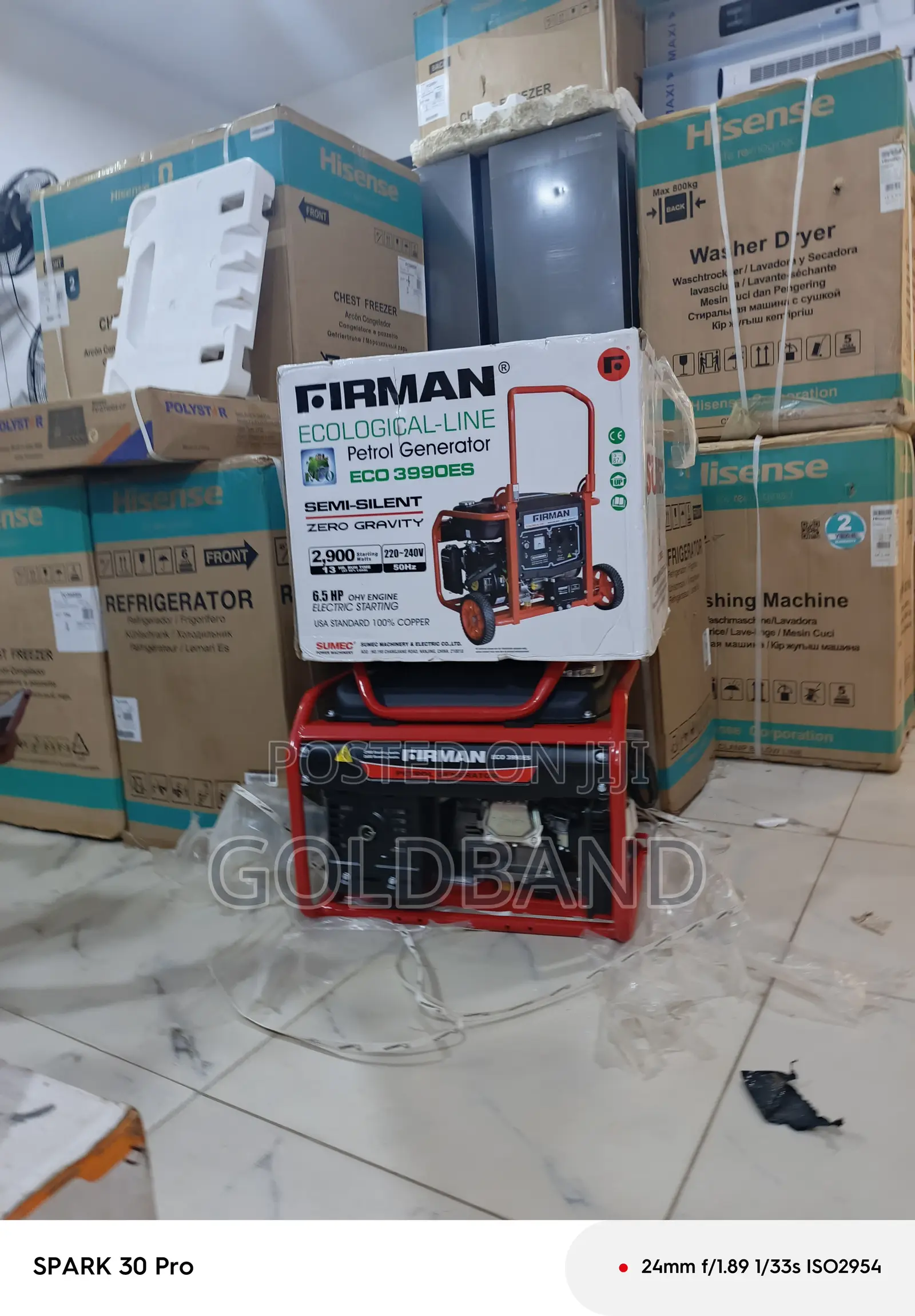 Eco3990es Firman Petrol Generator – 2.9kw Output